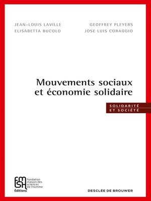 cover image of Mouvements sociaux et économie solidaire